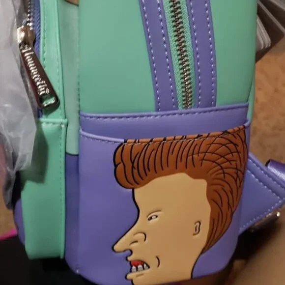 Loungefly beavis and butthead backpack with sound - Picture 3 of 5